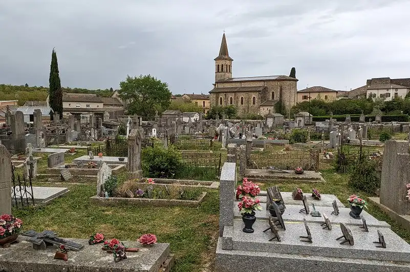 Rénovation tombes au cimetière de Saint-Paul-Le-Jeune